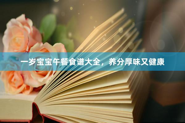 一岁宝宝午餐食谱大全，养分厚味又健康